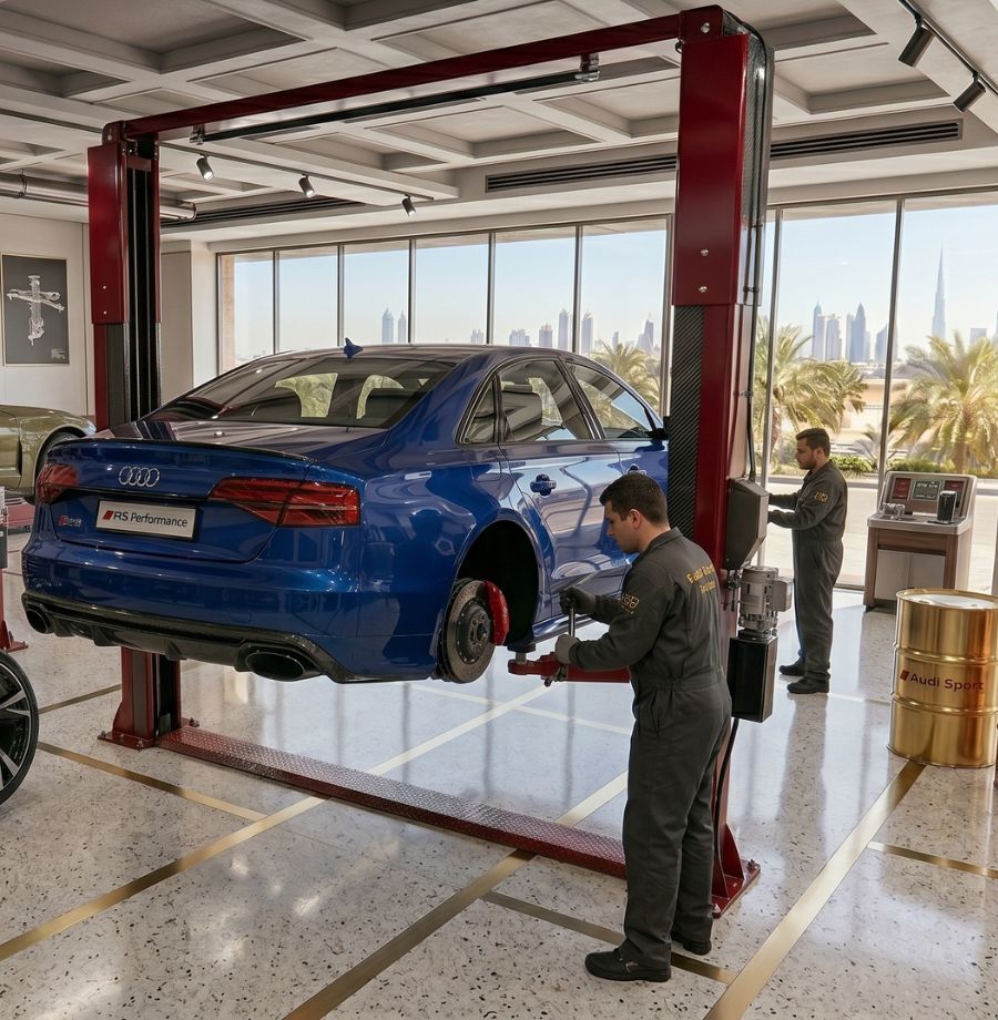 Audi specialist technicians in Dubai