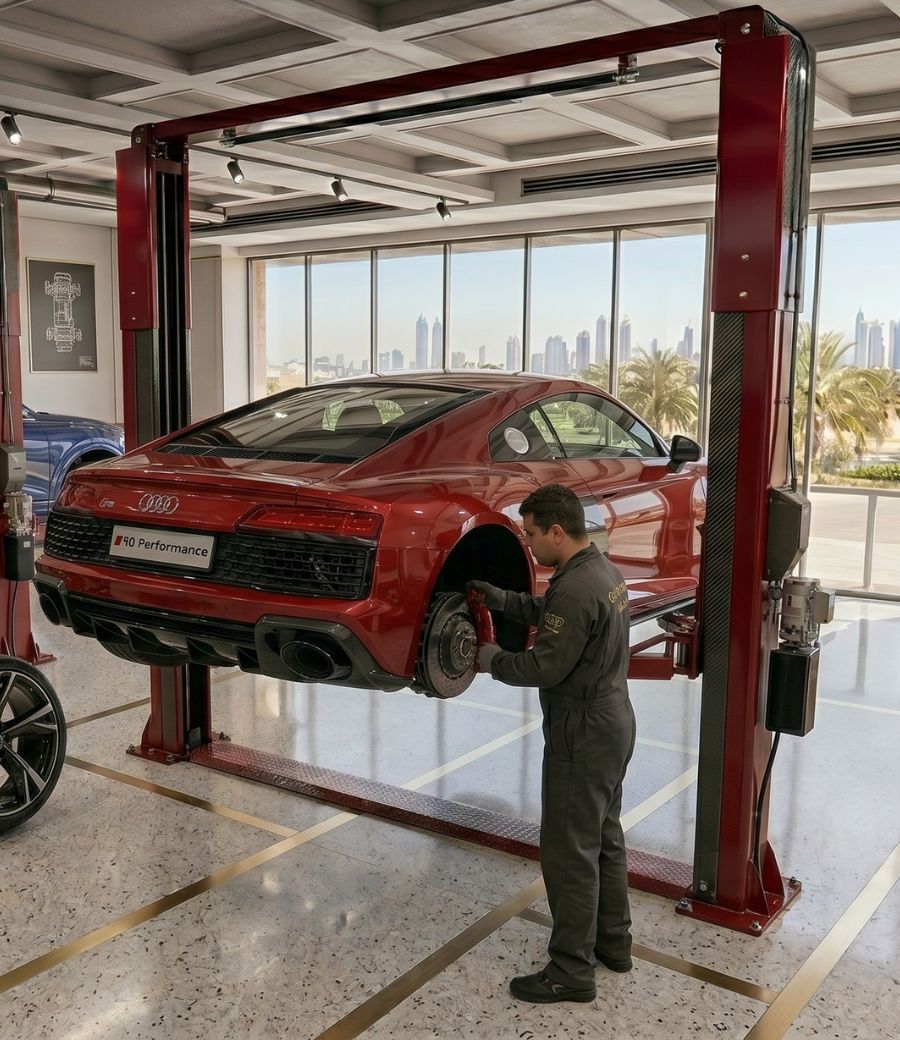 Audi specialist workshop in Dubai