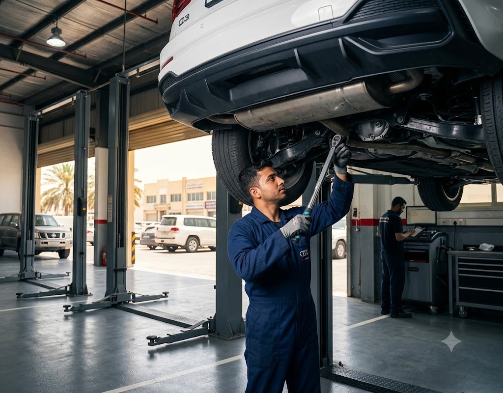 Audi Q3 repair and service in Dubai at an independent Audi specialist garage