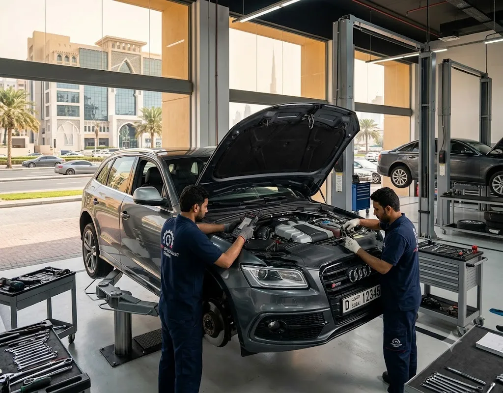 Audi SQ5 repair and service in Dubai by independent Audi specialists