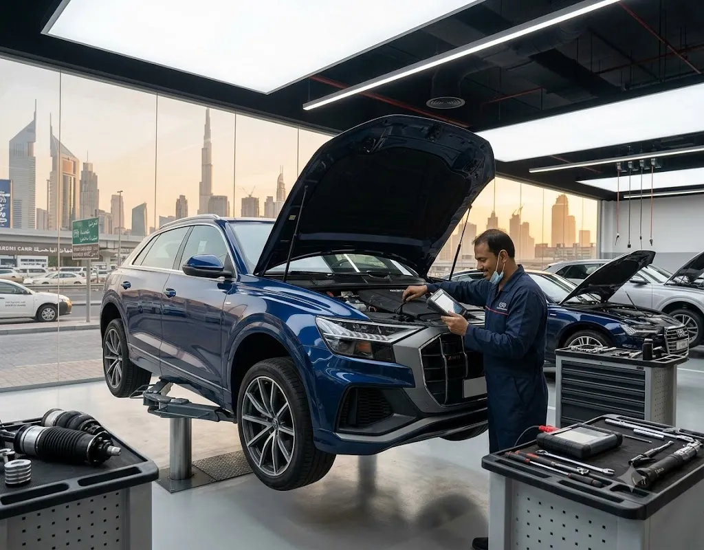 Audi SQ8 repair and service in Dubai by independent Audi specialists
