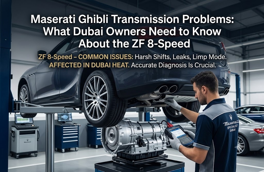Maserati Ghibli Transmission Problems: What Dubai Owners Need to Know About the ZF 8-Speed
