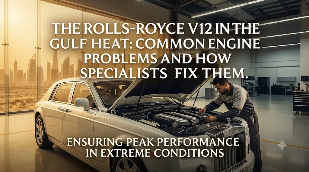 The Rolls-Royce V12 in the Gulf Heat: Common Engine Problems and How Specialists Fix Them